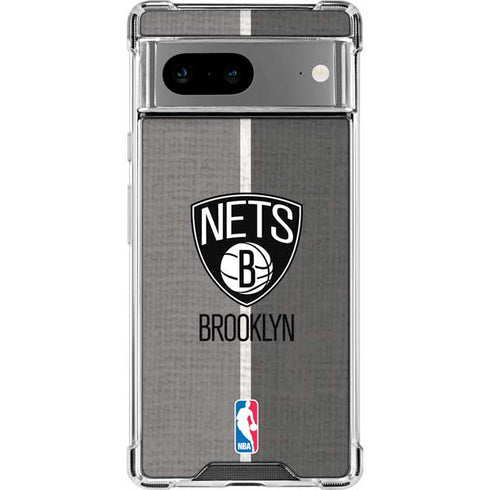 NBA Brooklyn Nets Canvas Google Pixel 8 Clear Case
